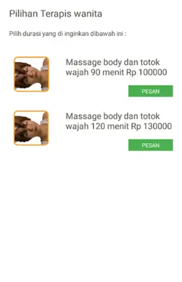 Massclean - Layanan pijat dan cleaning service android App screenshot 0