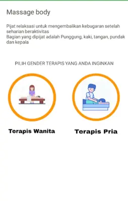 Massclean - Layanan pijat dan cleaning service android App screenshot 1